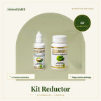 Kit Reductor Natural JADZ: Gotas Redugrass y Cápsulas Delbegras, con 4 bonos incluidos